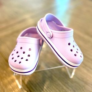 Toddler Crocband Crocs in light purple - Size 7